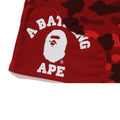 A BATHING APE COLOR CAMO CUTTING SWEAT SHORTS