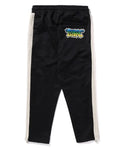A BATHING APE LUX SPORT PATTERN JACQUARD TRACK PANTS