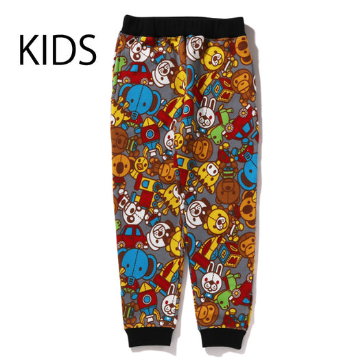 A BATHING APE BAPE KIDS BABY MILO TOY BOX SLIM SWEAT PANTS