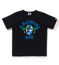 A BATHING APE BAPE KIDS ABC CAMO COLLEGE SUMMER TEE