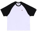 A BATHING APE ONE POINT RELAXED FIT RAGLAN TEE