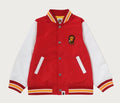 A BATHING APE BAPE KIDS BABY MILO VARSITY JACKET