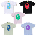 A BATHING APE COLORS BIG APE HEAD TEE