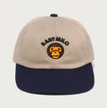 A BATHING APE BAPE KIDS BABY MILO EMBROIDERY CAP
