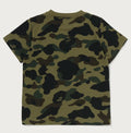 A BATHING APE BAPE KIDS 1ST CAMO MILO SHARK TEE