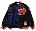 A BATHING APE BAPE x M&N NBA PHOENIX SUNS SATIN JACKET