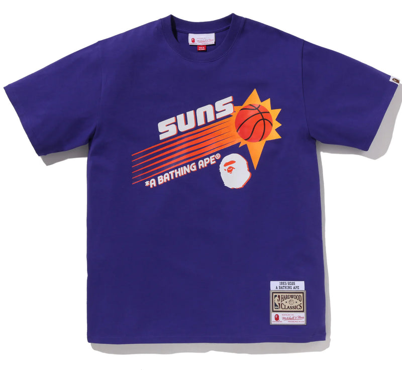 A BATHING APE BAPE x M&N NBA PHOENIX SUNS TEE