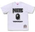A BATHING APE BAPE x M&N NBA NEW JERSEY NETS TEE