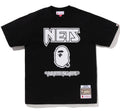 A BATHING APE BAPE x M&N NBA NEW JERSEY NETS TEE