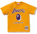 A BATHING APE BAPE x M&N NBA LOS ANGELES LAKERS TEE