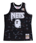 A BATHING APE BAPE x M&N NBA NEW JERSEY METS SWINGMAN JERSEY