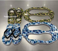 A BATHING APE ABC CAMO BEACH SANDALS