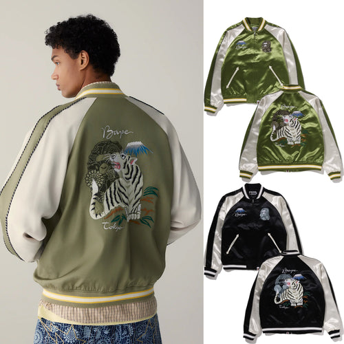 A BATHING APE BAPE JAPANESE ART SOUVENIR JACKET