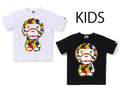 A BATHING APE BAPE KIDS BABY MILO ASSORTED BIG BABY MILO TEE