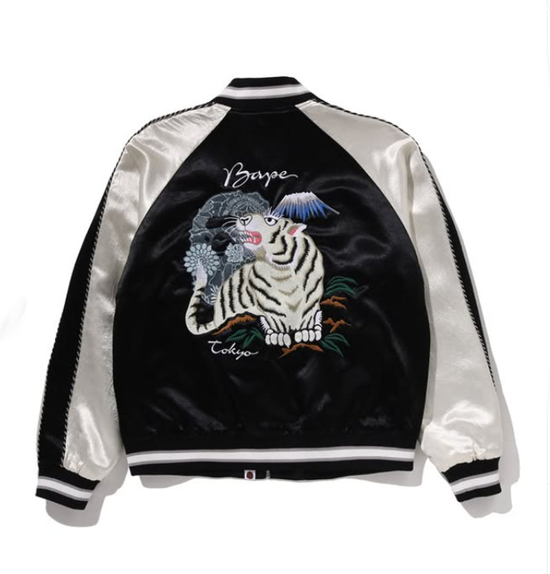 A BATHING APE BAPE JAPANESE ART SOUVENIR JACKET