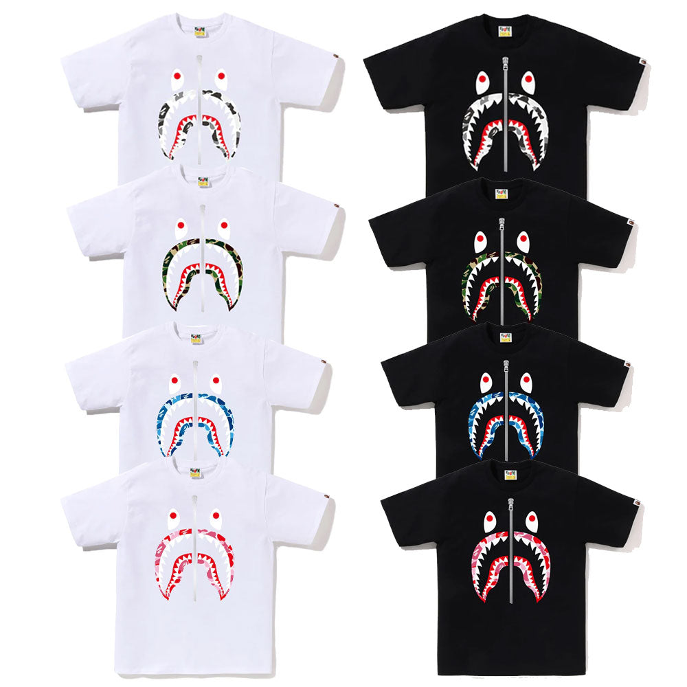 A BATHING APE ABC CAMO SHARK TEE