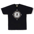 A BATHING APE APE CROSSBONE COMPASS TEE