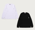 A BATHING APE LINE CAMO FLAG LABEL POCKET L/S TEE