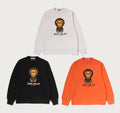 A BATHING APE HEAVY WASHED MILO CREWNECK SWEAT SHIRT