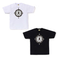 A BATHING APE APE CROSSBONE COMPASS TEE