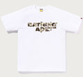 A BATHING APE COLOR CAMO BATHING APE LOGO TEE