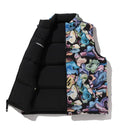 A BATHING APE ART CAMO REVERSIBLE DOWN VEST