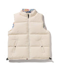 A BATHING APE ART CAMO REVERSIBLE DOWN VEST