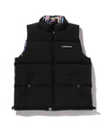 A BATHING APE ART CAMO REVERSIBLE DOWN VEST