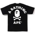 A BATHING APE BIG APE CROSSBONE COLLEGE TEE