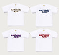 A BATHING APE COLOR CAMO BATHING APE LOGO TEE