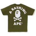 A BATHING APE BIG APE CROSSBONE COLLEGE TEE