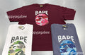 A BATHING APE ABC CAMO HAND DRAW APE HEAD RELAXED FIT TEE