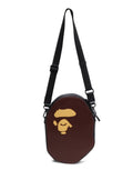 A BATHING APE APE HEAD SHOULDER BAG