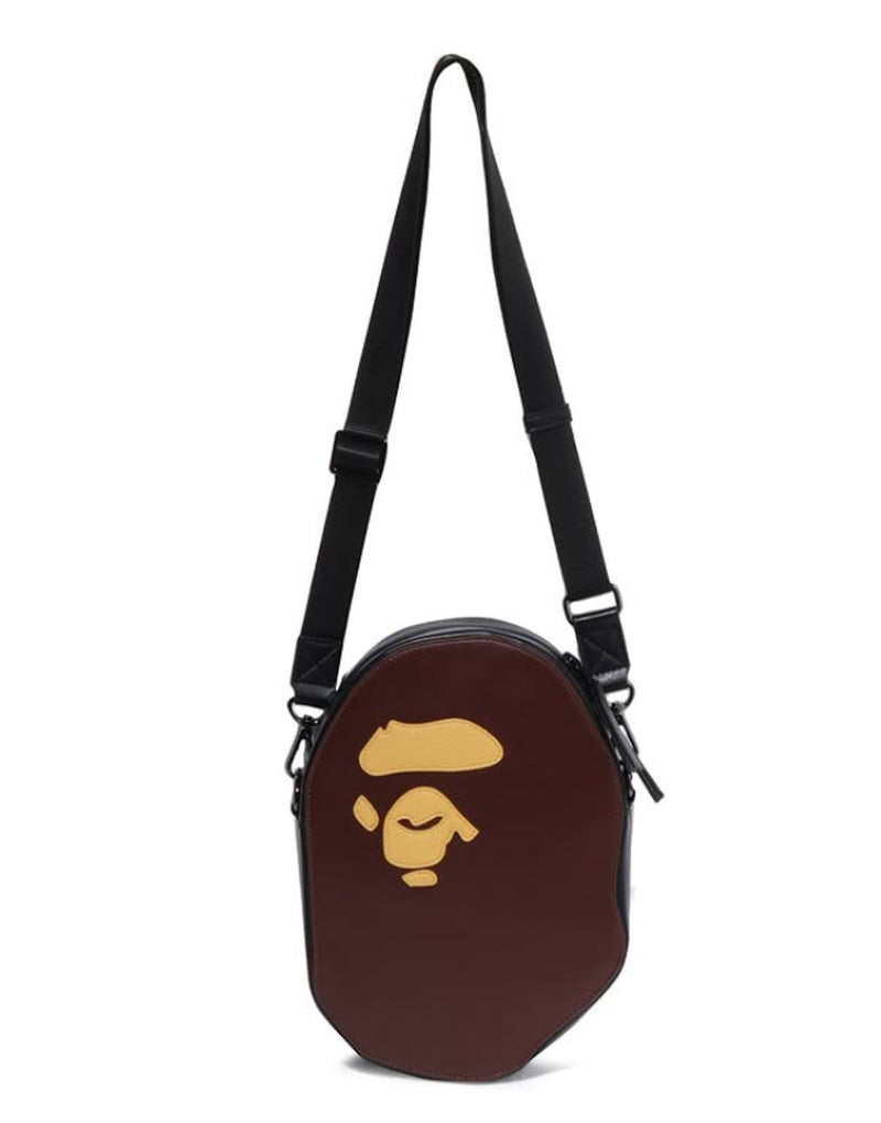 A BATHING APE APE HEAD SHOULDER BAG