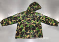 A BATHING APE BAPE KIDS ABC CAMO MILO HOODIE JACKET