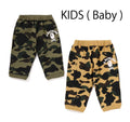 A BATHING APE BAPE KIDS 1ST CAMO COLLEGE BABY PANTS