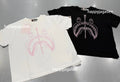 A BATHING APE Ladies' CHAIN STITCH SHARK MINI TEE