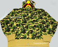 A BATHING APE BAPE x READYMADE ABC CAMO EAGLE RELAXED FIT FULL ZIP HOODIE