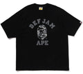 A BATHING APE BAPE x DEF JAM CAMO COLLEGE RELAXED FIT TEE
