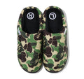 A BATHING APE BAPE x SUBU ABC CAMO PUFFER SANDALS w/ POUCH