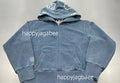 A BATHING APE Ladies' INDIGO SHARK FULL ZIP HOODIE ( WIDE FIT )