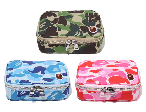 A BATHING APE ABC CAMO AMENITY POUCH