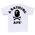 A BATHING APE BIG APE CROSSBONE COLLEGE TEE