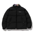 A BATHING APE ART CAMO REVERSIBLE DOWN JACKET