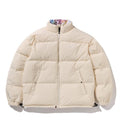 A BATHING APE ART CAMO REVERSIBLE DOWN JACKET