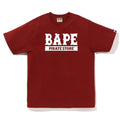 A BATHING APE BIG APE CROSSBONE COLLEGE TEE