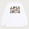 A BATHING APE COLOR CAMO COLLEGE ATS L/S TEE