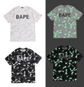 A BATHING APE CITY CAMO RHINESTONE BAPE LOGO TEE