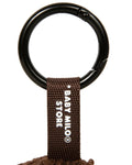 A BATHING APE BABY MILO STORE BABY MILO FUR PLUSH DOLL KEYCHAIN 10CM