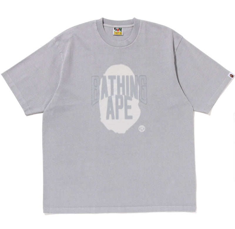 A BATHING APE BLUR GRAPHIC GARMENT DYE OVERSIZED TEE